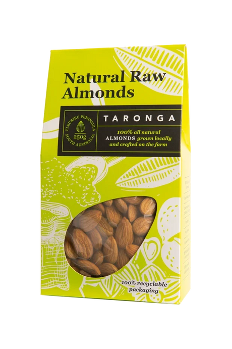 A 250g pack of Taronga Almonds Raw Almonds