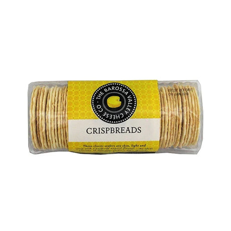 A 100g pack of Barossa Valley Cheese Co Barossa Brispbreads