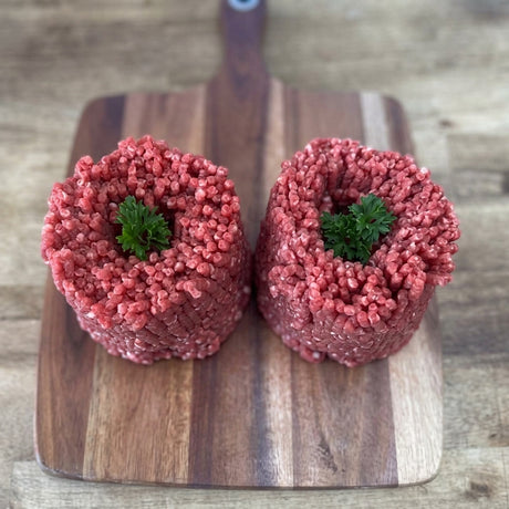 a 500g serve of The Local Meat Glenelg Grass Fed Premium Mince