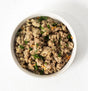 A 500g serve of The Pet Butcher Turkey and Seasonal Veggies Meal
