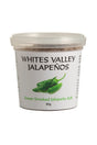 A 50g tub of Whites Valley Jalapenos Green Smoked Jalapeno Salt