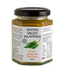 A 190g jar of Whites Valley Jalapenos Sweet Jalapeno Mustard